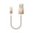 Cavo da USB a Cavetto Ricarica Carica D18 per Apple iPad Air 4 10.9 (2020)
