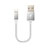 Cavo da USB a Cavetto Ricarica Carica D18 per Apple iPad Pro 12.9 (2017)