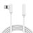 Cavo da USB a Cavetto Ricarica Carica D22 per Apple iPhone 7 Bianco