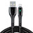 Cavo da USB a Cavetto Ricarica Carica D23 per Apple iPad 2 Nero