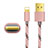 Cavo da USB a Cavetto Ricarica Carica L01 per Apple iPhone 14 Plus Oro Rosa