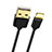 Cavo da USB a Cavetto Ricarica Carica L02 per Apple iPhone 11 Pro Max Nero