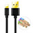 Cavo da USB a Cavetto Ricarica Carica L02 per Apple iPhone 12 Max Nero