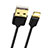 Cavo da USB a Cavetto Ricarica Carica L02 per Apple iPhone 12 Max Nero