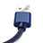 Cavo da USB a Cavetto Ricarica Carica L04 per Apple iPad Pro 12.9 (2020) Blu