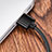 Cavo da USB a Cavetto Ricarica Carica L04 per Apple iPhone 12 Nero