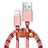 Cavo da USB a Cavetto Ricarica Carica L05 per Apple iPad Mini 4 Rosa