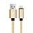 Cavo da USB a Cavetto Ricarica Carica L07 per Apple iPhone 13 Pro Max Oro