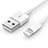 Cavo da USB a Cavetto Ricarica Carica L09 per Apple iPhone 11 Bianco