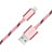 Cavo da USB a Cavetto Ricarica Carica L10 per Apple iPhone 11 Rosa