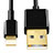 Cavo da USB a Cavetto Ricarica Carica L12 per Apple iPhone 11 Pro Max Nero