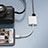 Cavo Lightning a USB OTG H01 per Apple iPhone 6S Bianco