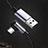 Grigio Scuro Cavo Type-C Android Universale 3A H01 per Apple iPad Pro 11 (2022) Grigio Scuro