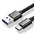 Nero Cavo Type-C Android Universale T13 per Apple iPhone 15 Pro Max Nero