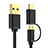 Cavo Type-C e Mrico USB Android Universale T01 Nero