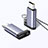 Grigio Scuro Cavo Type-C USB-C a Mocro USB-B H02 per Apple iPad Air 5 10.9 (2022) Grigio Scuro