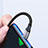 Cavo USB 2.0 Android Universale 2A H01 Grigio