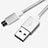 Cavo USB 2.0 Android Universale A02 Argento