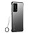 Cover Crystal Trasparente Rigida Cover C01 per Huawei P40 Pro+ Plus Nero