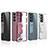 Cover Crystal Trasparente Rigida Cover con Supporto AC1 per Samsung Galaxy S21 Plus 5G