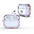Cover Crystal Trasparente Rigida Cover H01 per Apple AirPods Pro Rosso