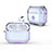 Cover Crystal Trasparente Rigida Cover H01 per Apple AirPods Pro Viola