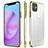 Cover Crystal Trasparente Rigida Cover H01 per Apple iPhone 11 Oro