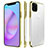 Cover Crystal Trasparente Rigida Cover H01 per Apple iPhone 11 Pro Oro