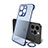 Cover Crystal Trasparente Rigida Cover H01 per Apple iPhone 13 Pro Max Blu