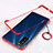 Cover Crystal Trasparente Rigida Cover H01 per Huawei Enjoy 20 Pro 5G Rosso
