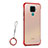 Cover Crystal Trasparente Rigida Cover H01 per Huawei Mate 30 Lite Rosso