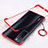 Cover Crystal Trasparente Rigida Cover H01 per Huawei Nova 7 Pro 5G Rosso