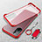 Cover Crystal Trasparente Rigida Cover H01 per Huawei Nova 8 5G Rosso