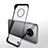 Cover Crystal Trasparente Rigida Cover H01 per OnePlus 7T Nero
