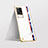 Cover Crystal Trasparente Rigida Cover H01 per Vivo iQOO 8 5G Oro