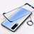 Cover Crystal Trasparente Rigida Cover H01 per Vivo X50 5G Blu