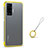 Cover Crystal Trasparente Rigida Cover H01 per Vivo X51 5G Giallo