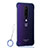 Cover Crystal Trasparente Rigida Cover H02 per OnePlus 8 Blu