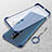 Cover Crystal Trasparente Rigida Cover H02 per Oppo A11X Blu
