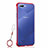 Cover Crystal Trasparente Rigida Cover H02 per Oppo A12e Rosso