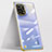 Cover Crystal Trasparente Rigida Cover H02 per Oppo Find X5 5G Oro
