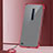 Cover Crystal Trasparente Rigida Cover H02 per Oppo Reno2 Rosso