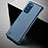 Cover Crystal Trasparente Rigida Cover H02 per Oppo Reno6 Pro 5G India Blu