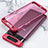 Cover Crystal Trasparente Rigida Cover H02 per Samsung Galaxy A90 4G Rosso