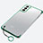 Cover Crystal Trasparente Rigida Cover H02 per Samsung Galaxy S22 Plus 5G Verde