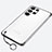 Cover Crystal Trasparente Rigida Cover H02 per Samsung Galaxy S23 Ultra 5G Nero
