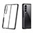 Cover Crystal Trasparente Rigida Cover H02 per Samsung Galaxy Z Fold3 5G Nero