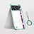 Cover Crystal Trasparente Rigida Cover H02 per Vivo iQOO 9 5G Verde