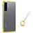 Cover Crystal Trasparente Rigida Cover H02 per Vivo X50 5G Giallo