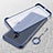 Cover Crystal Trasparente Rigida Cover H02 per Xiaomi Redmi 8A Blu